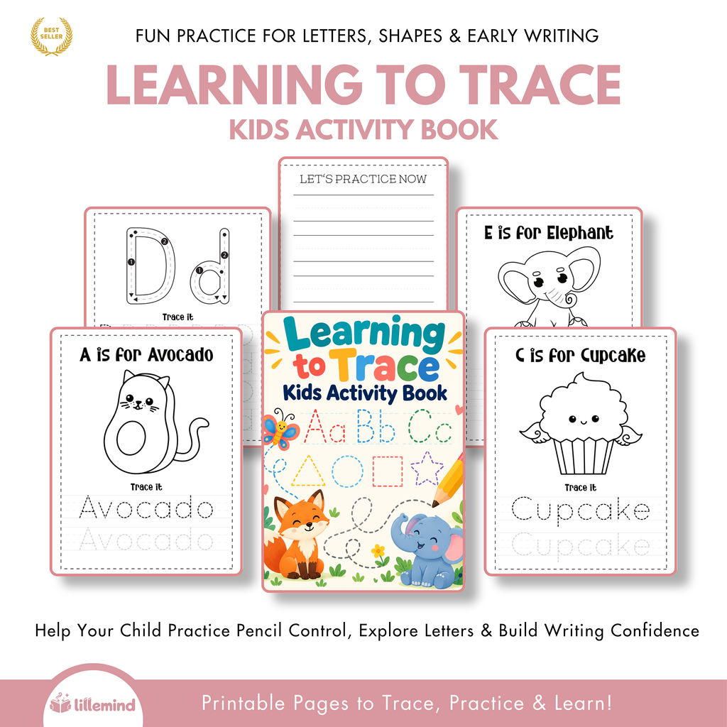 Learning to Trace Kids Activity Book