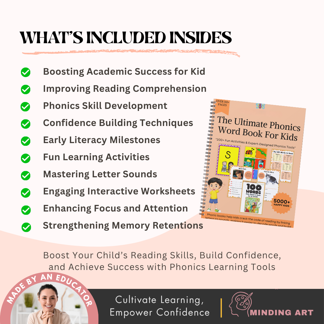 Phonics Workbook for Kids