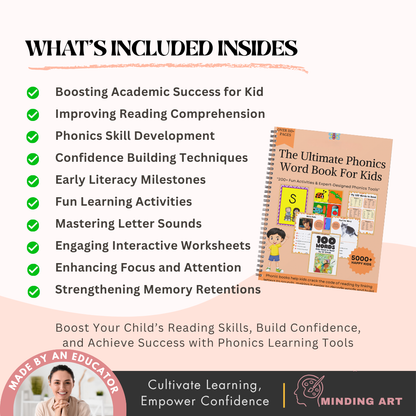 Phonics Workbook for Kids