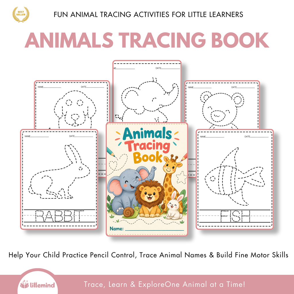 Animals Tracing Book