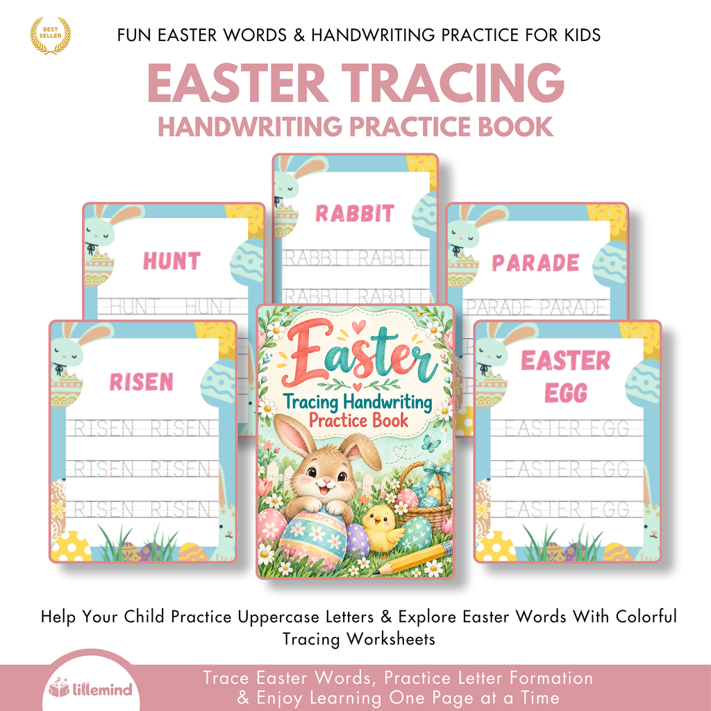 Easter Tracing Handwriting Practice Book