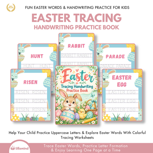 Easter Tracing Handwriting Practice Book