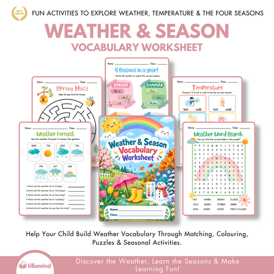Weather & Season Vocabulary Worksheet