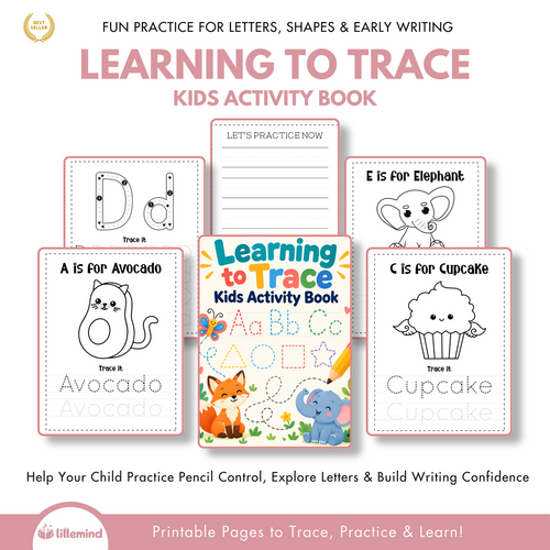Learning to Trace Kids Activity Book