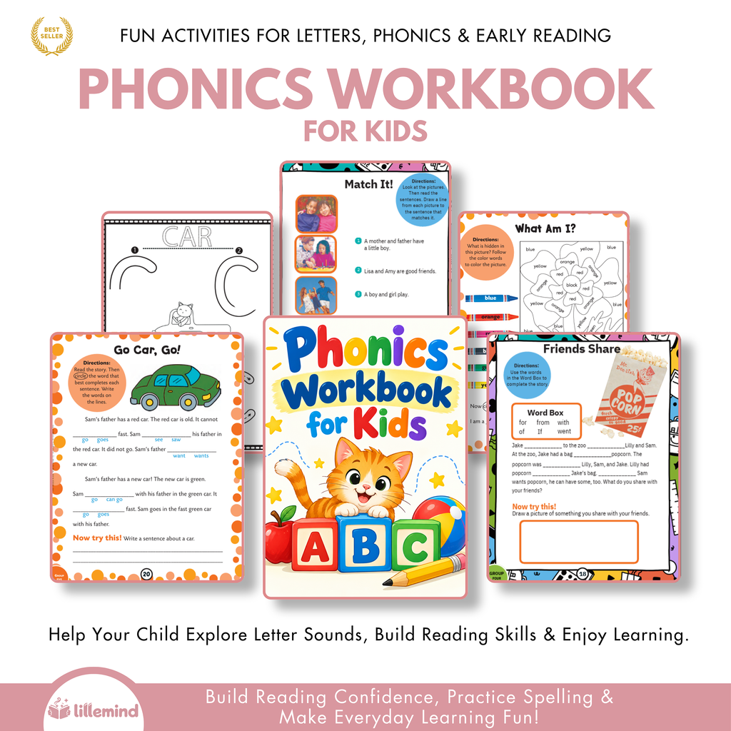 Phonics Workbook for Kids
