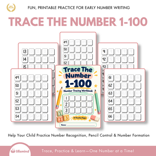 Trace the numbers 1-100