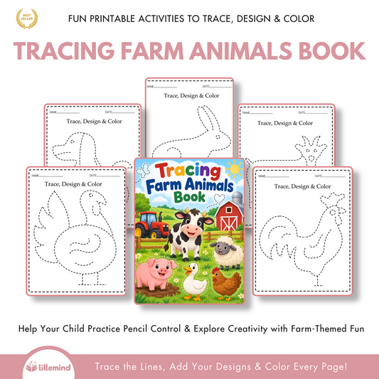 Tracing Farm animals book