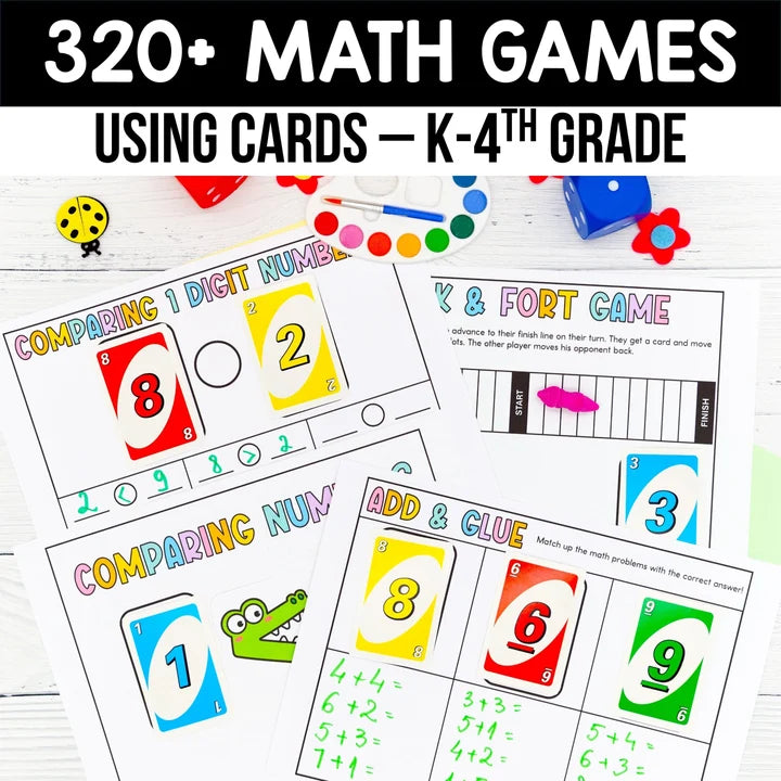 Math Card Games MEGA BUNDLE