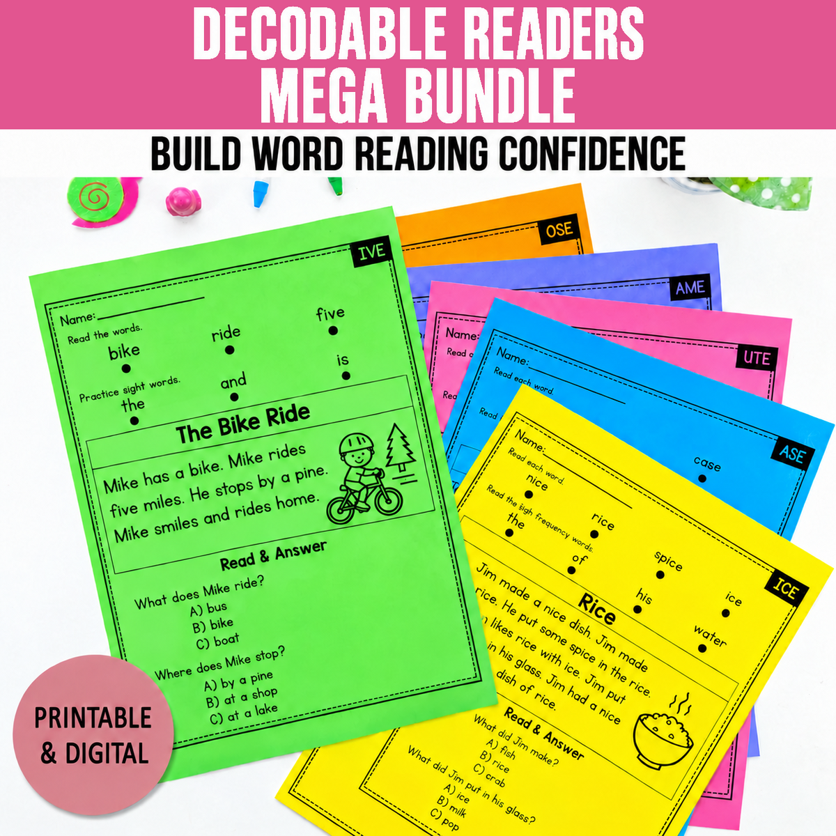 Decodable Readers Mega Bundle