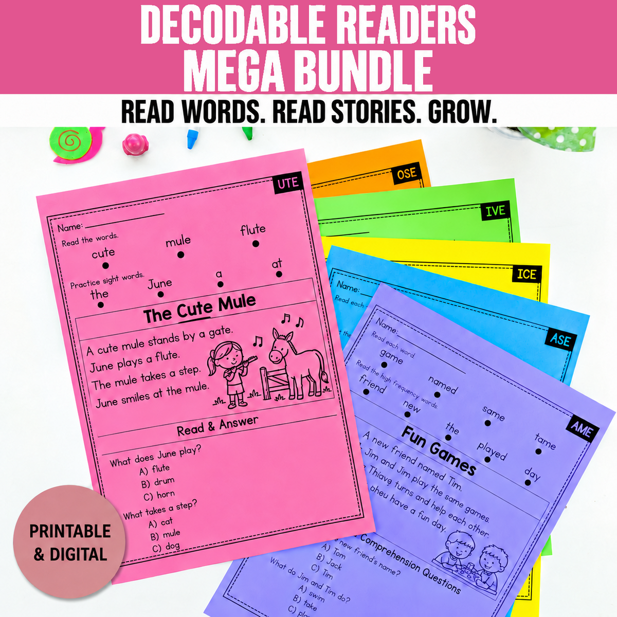 Decodable Readers Mega Bundle