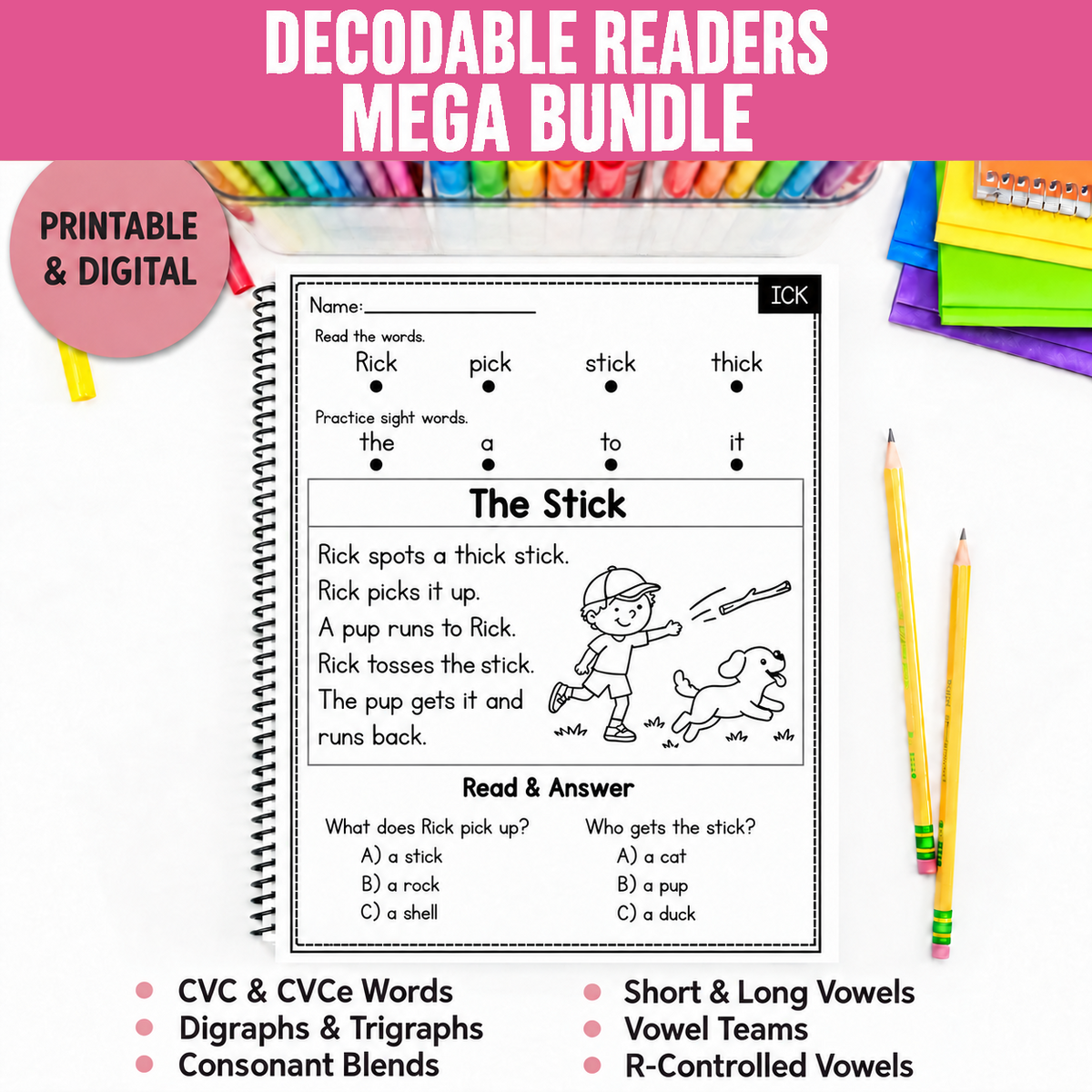 Decodable Readers Mega Bundle