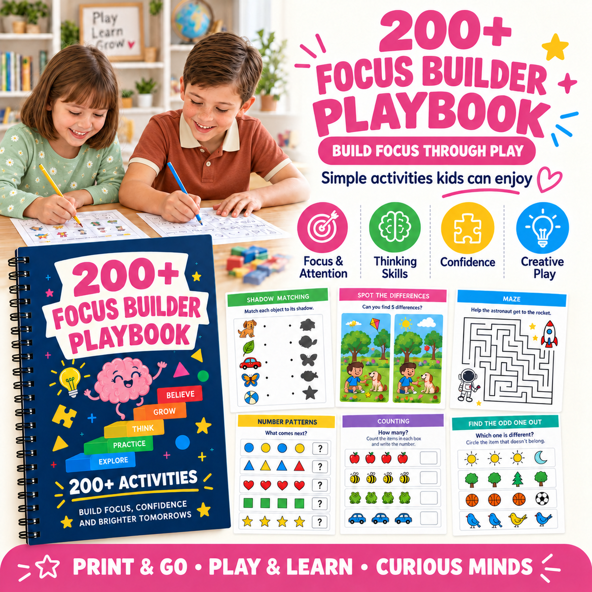 200+ Focus Builder Playbook – Lillemind